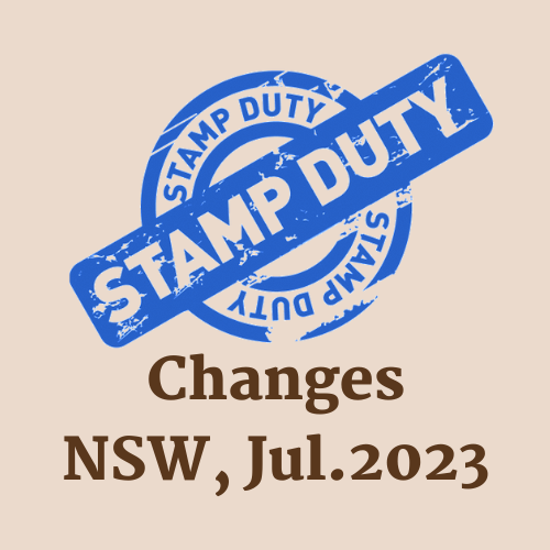 NSW stamp duty changes 2023