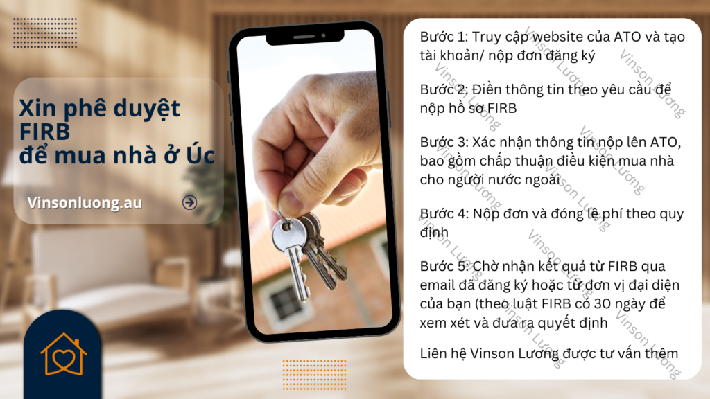 Quy trình xin phê duyệt FIRB mua nhà Úc